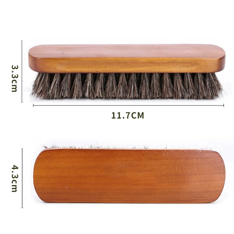 brosse de polissage et d'entretien des chaussures en cuir, manche en poils de cheval brosse de polissage et d'entretien des chaussures en cuir, manche en poils de cheval