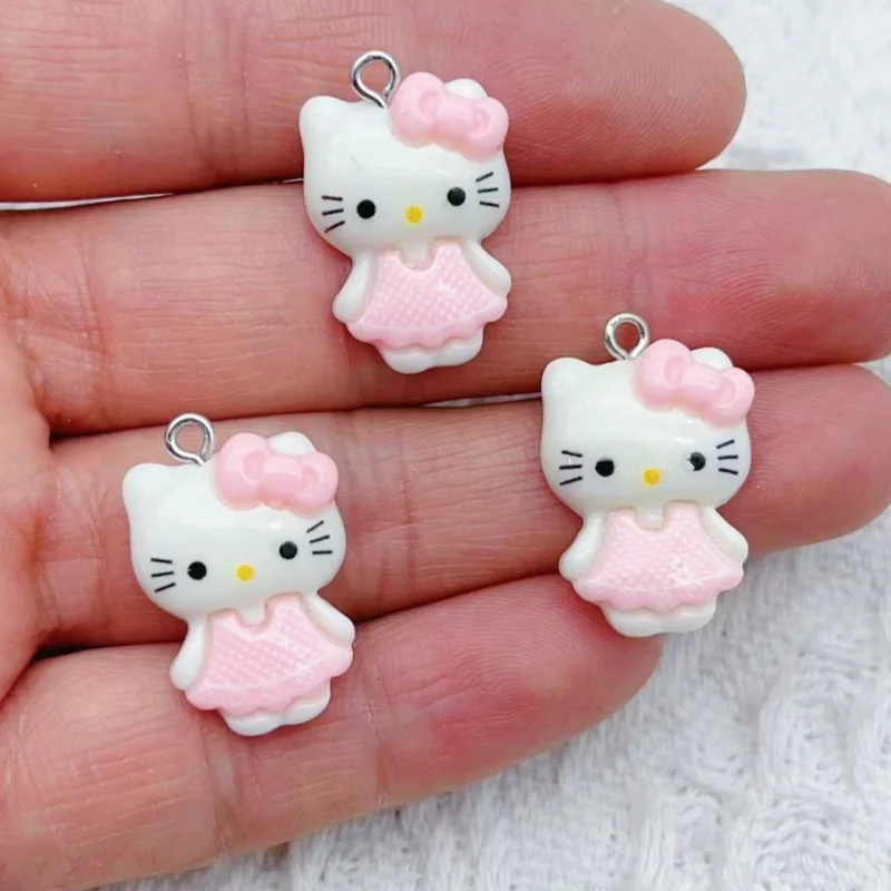 10 pièces de dessin animé chat kawaii résine fabrication de bijoux colliers porte clés boucles d'oreilles pendentifs accessoires de bricolage 10 pièces de dessin animé chat kawaii résine fabrication de bijoux colliers porte clés boucles d'oreilles pendentifs accessoires de bricolage