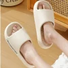 pantoufles de maison en caoutchouc souple pour homme et femme, chaussures plates à plateforme, nuage, extérieur, nik, Été