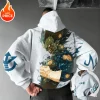 vegeta dragon ball saiyan harajuku streetwear automne hommes vintage sweat à capuche hiver femmes surdimensionné sweat à capuche à manches longues haut