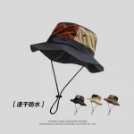 Chapeau de soleil d&rsquo;été pour femmes, Style japonais, blocage de couleur, Protection UV UPF50 +, randonnée en plein air, Camping, casquette de pêche respirante