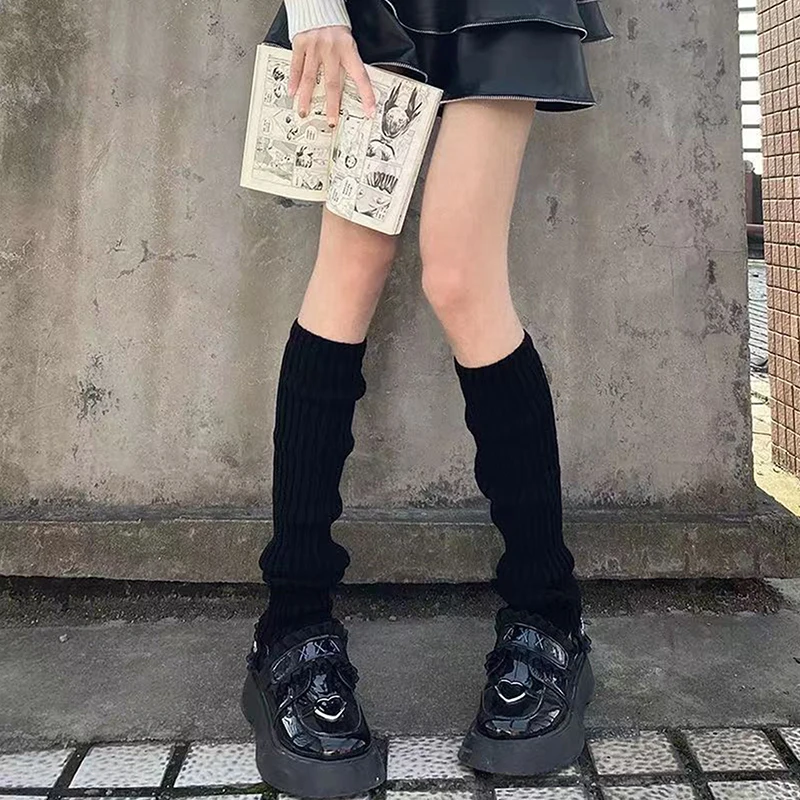 jk chaussettes tricotées style harajuku y2k doux style collège japonais printemps et automne style mi tube chaussettes empilées pour les femmes jk chaussettes tricotées style harajuku y2k doux style collège japonais printemps et automne style mi tube chaussettes empilées pour les femmes
