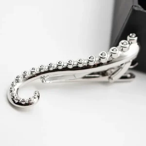 Pieuvre personnalisée pour hommes et femmes, clip simple, léger, plat, formel, trempé, banquet, accessoire d’affaires, mode haut de gamme, adapté aux deux Pieuvre personnalisée pour hommes et femmes, clip simple, léger, plat, formel, trempé, banquet, accessoire d’affaires, mode haut de gamme, adapté aux deux
