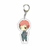 anime bleu exorciste la nuit bleue saga okumura rin okumura yukio cosplay costume porte clés acrylique porte clés pendentif porte clés