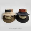 chapeau de soleil d'été pour femmes, style japonais, blocage de couleur, protection uv upf50 +, randonnée en plein air, camping, casquette de pêche respirante