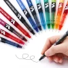 stylo à bille roulante à encre liquide pure extra fine, stylos gel pilot v5, pointe illac, 12 couleurs assorties, pointe haute patch, 0.5mm, japon