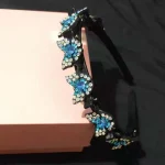 Accessoires pour cheveux bandes de cheveux élégantes avec Clips doux brillant femmes papillon cerceau de cheveux outil de tissage de cheveux bandeau en plastique femme