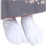 Japonais Tabi chaussettes bout fendu femmes Kimono Anime fendu 2 orteil sandales Ninja pantoufle japon Kimono blanc hommes femmes 35-42