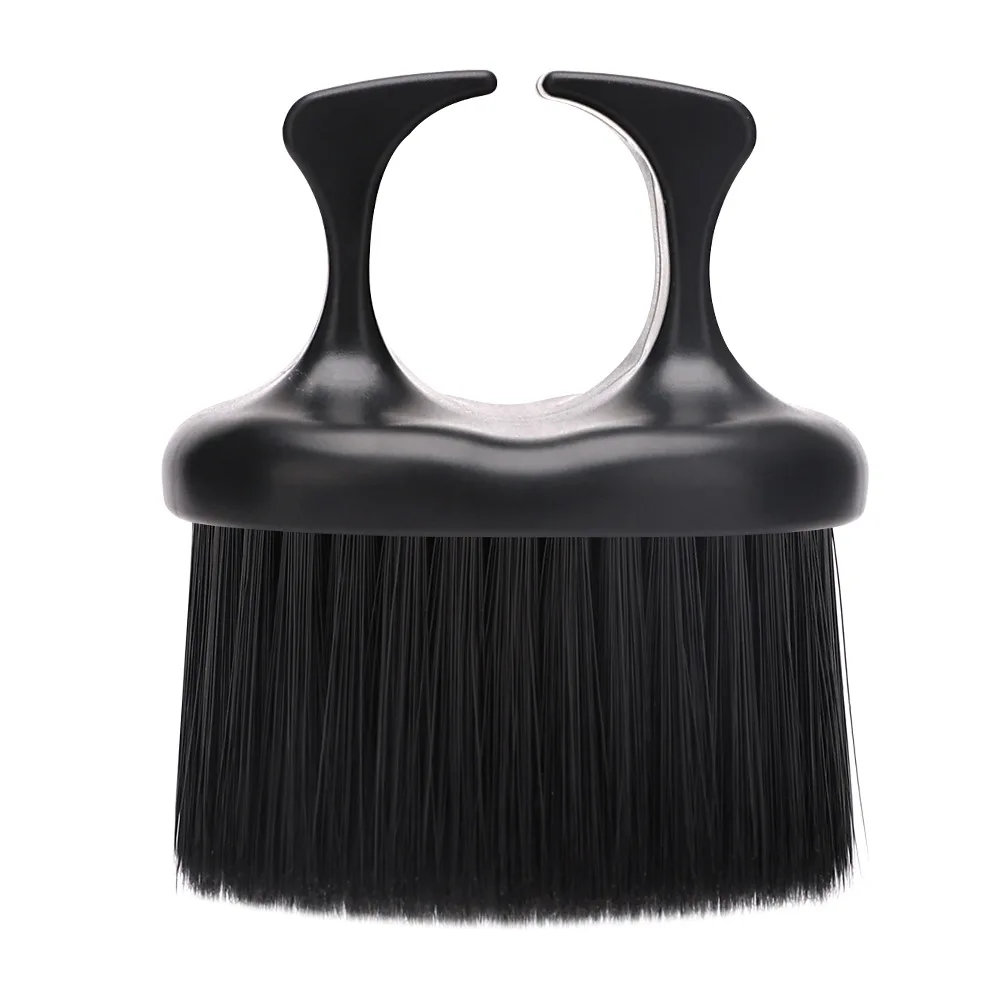 duster de cou à anneau noir pour barbier, brosse à cheveux amples, brosse de coupe de cheveux, brosse de nettoyage de cheveux douce, outils de coiffure duster de cou à anneau noir pour barbier, brosse à cheveux amples, brosse de coupe de cheveux, brosse de nettoyage de cheveux douce, outils de coiffure