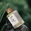 yxy ensembles de diffuseur de parfum de thé, thé blanc au jasmin oolong, ensemble d'aromathérapie en rotin pour la maison, diffuseurs de bouteilles d'huile en verre de roseau, 100ml