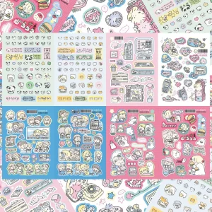Autocollants coréens mignon petit motif décoration autocollants doux dessin animé fille autocollants manuel agenda planificateur Scrapbook autocollant bricolage