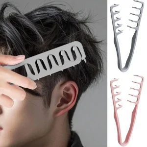 Peigne de coiffure à dents larges, volumateur, moelleux, texturé, Style coréen, racine de cheveux, outil de coiffure moelleux pour hommes