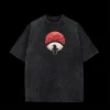 anime itachi graphique coton lavé t shirt vintage t shirt femmes et hommes harajuku y2k streetwear été unisexe hauts vêtements