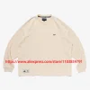 T-shirt à manches longues pour hommes et femmes, Streetwear japonais, DESCENDANT, tissu gaufré respirant, Logo brodé T-shirt à manches longues pour hommes et femmes, Streetwear japonais, DESCENDANT, tissu gaufré respirant, Logo brodé