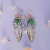 boucles d'oreilles ailes de papillon demon slayer, kimetsu no yaiba kochou shinobu, cosplay, bijoux d'oreille, accessoires, cadeaux pour filles