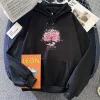 sweat à capuche de dessin animé japonais sakura flower takcartoon, sweat shirt décontracté, pulls doux, funko pop aesthetic moletom, rétro, automne, hiver