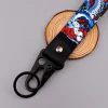 porte clés de voiture grue poisson koi, bijoux dragon artistique pour hommes et femmes, lanière, accessoires de moto, cadeaux pour amis