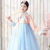 robe hanbok coréenne pour femmes, ancien costume traditionnel de danse sur scène, vêtements asiatiques, palais de dame, gril de danse de mariage coréen