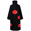 animeninja cosplay costume akatsuki cosplay ninja uchiha itachi red cloud everak robe everak sauna band props halloween everthe