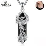 Eudora-Collier Prismatique en Obsidienne Hexagonale pour Femme, Pierre de Guérison Punk, Pendentif en Clip, Bijoux de Personnalité, Cadeau