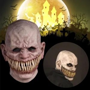 Masque de démon de la terreur d’Halloween, équipement de scène, Joker dénude ses dents, Vasago, SAFsauna Masque de démon de la terreur d’Halloween, équipement de scène, Joker dénude ses dents, Vasago, SAFsauna