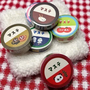 Rubans de masquage décoratifs de style japonais pour scrapbooking, décalcomanie mignonne, Washi, arts, bricolage, artisanat, album, journal, licence