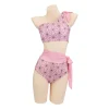 anime démon slayer maillot de bain bikini avec kimono couvrir femmes nezuko shinobu cosplay kimetsu no yaiba maillots de bain sexy maillot de bain