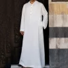 abaya longue à capuche pour homme musulman, kaftan de loisirs en coton, jubba pour adultes, thobe, tunique islamique, robe arabe saoudien, kamis zones me