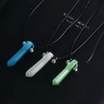 Hokage Tsunade pierre précieuse Nature Jade pendentif Uzumaki breloques collier Halskette Anime Cosplay accessoire bijoux cadeaux
