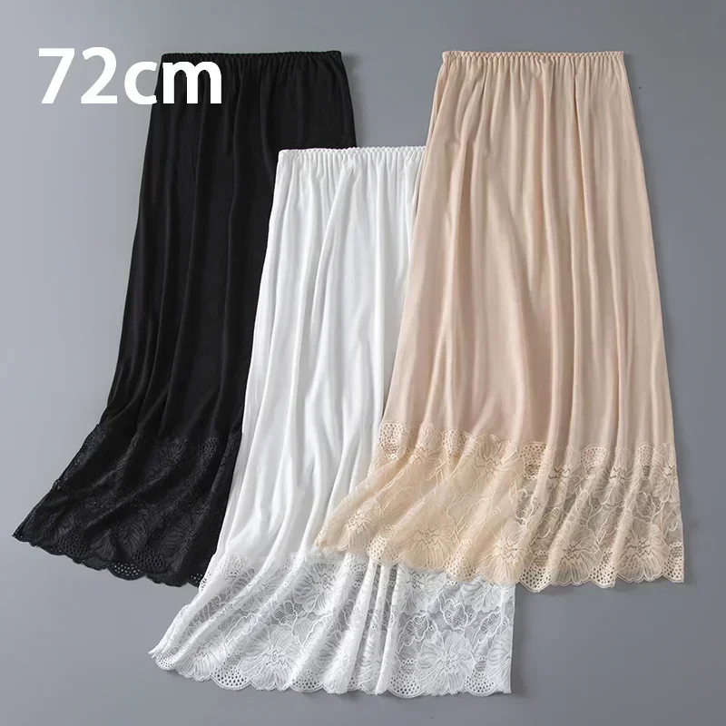 robe d'été en soie glacée pour femmes, 3 longueurs, demi slip, taille haute, élastique, anti pénétration, doublure de sous jupe robe d'été en soie glacée pour femmes, 3 longueurs, demi slip, taille haute, élastique, anti pénétration, doublure de sous jupe