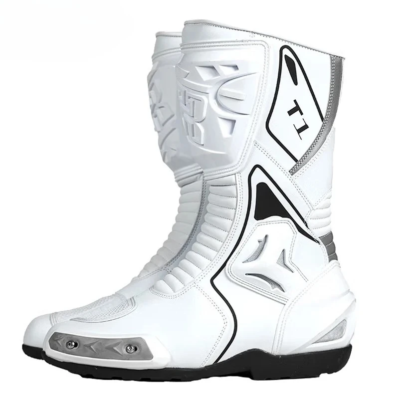 trtiger t1 bottes de moto sport touring botte moto chaussures d'équitation tigre blanc route bota moto rue équipement botas para moto trtiger t1 bottes de moto sport touring botte moto chaussures d'équitation tigre blanc route bota moto rue équipement botas para moto