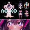 OSHI NO KO-Patchs pour Vêtements Idol Hosh37Ai, Transfert de Chaleur Imprimé Anime, Autocollants pour T-shirt, Repassage Lavable