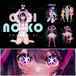 OSHI NO KO-Patchs pour Vêtements Idol Hosh37Ai, Transfert de Chaleur Imprimé Anime, Autocollants pour T-shirt, Repassage Lavable