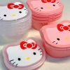 Japonais Ins Transparent rose Hello Kitty boîte de rangement organisateur Sanrio multifonction en plastique papeterie petits articles boîte à bijoux Japonais Ins Transparent rose Hello Kitty boîte de rangement organisateur Sanrio multifonction en plastique papeterie petits articles boîte à bijoux