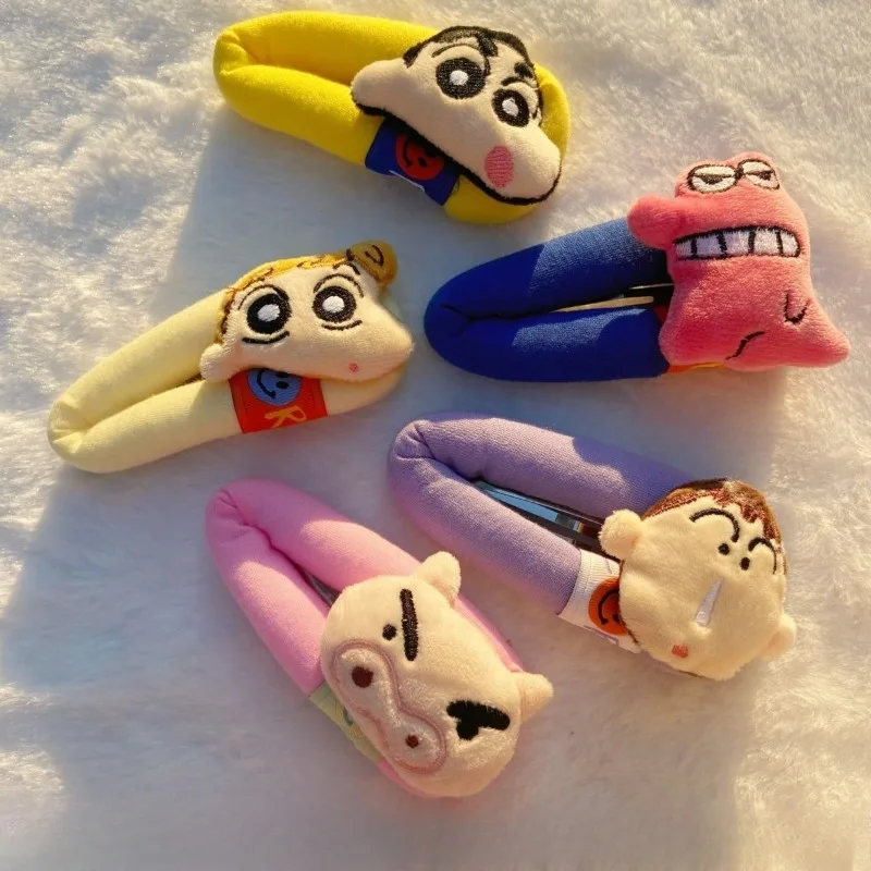 crayon shin chan boochan nohara shiro, haute valeur de couleur, nouvelle épingle à cheveux créative, dessin animé fille, frange, décoration, couvre chef latéral crayon shin chan boochan nohara shiro, haute valeur de couleur, nouvelle épingle à cheveux créative, dessin animé fille, frange, décoration, couvre chef latéral