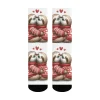 chaussettes paresseux aimant nouveauté chaussettes drôles pour hommes rétro rue hip hop chaussettes confortables antidérapantes chaussettes de sport décontractées cadeau
