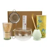 Bol matcha de style japonais, tissu, cuillère, passoire, fouet à thé, cadeau parfait pour la cérémonie, décoration traditionnelle, 6 pièces/ensemble Bol matcha de style japonais, tissu, cuillère, passoire, fouet à thé, cadeau parfait pour la cérémonie, décoration traditionnelle, 6 pièces/ensemble