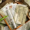 Ensemble de papier de calligraphie chinoise – 30 feuilles de matériel d&rsquo;écriture vintage pour journalisation et scrapbooking