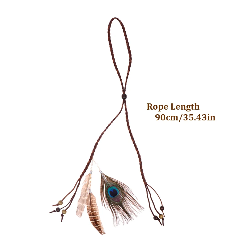 bandeau femme mode bandeau indien chapeaux plume coiffure cheveux accessoires giftretro boho paon plume tressé corde bandeau femme mode bandeau indien chapeaux plume coiffure cheveux accessoires giftretro boho paon plume tressé corde