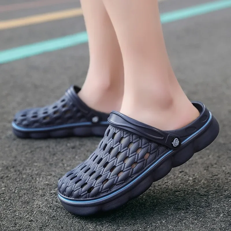 sandales de plage d'extérieur pour hommes et femmes, pantoufles de pataugeoire, sabots de jardin et de maison, sandales de randonnée d'été, 2023 sandales de plage d'extérieur pour hommes et femmes, pantoufles de pataugeoire, sabots de jardin et de maison, sandales de randonnée d'été, 2023