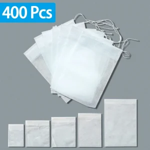 Sachets de thé jetables, sachets de thé parfumés vides avec ficelle, papier filtre pour herbes, thé en vrac, accessoires de cuisine, outils
