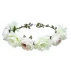 couronne de fleurs pour cheveux rouges, 38cm, accessoires pour cheveux, délicats pour fête, séance photo, usage quotidien