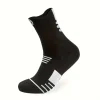 chaussettes d'équipage athlétiques confortables pour hommes, coussin de performance, adaptées aux sports de plein air, 3 paires