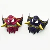 halloween japonais samouraï fantôme diable masque halloween diable guerrier jeu de rôle horreur diable guerrier prajna tueur masque épais