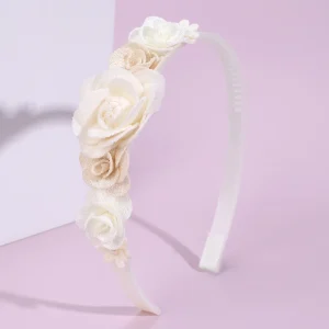 Bandeau à fleurs coréen, bandeau à fleurs doux, cerceau pour enfants, couronne de mariage pour filles, accessoires de coiffure quotidiens pour l’école de princesse Bandeau à fleurs coréen, bandeau à fleurs doux, cerceau pour enfants, couronne de mariage pour filles, accessoires de coiffure quotidiens pour l’école de princesse