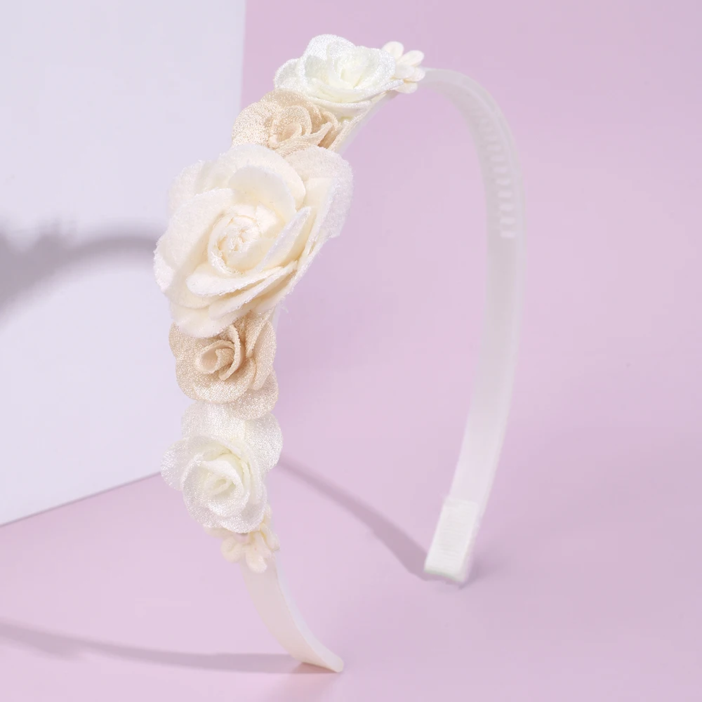 Bandeau à fleurs coréen, bandeau à fleurs doux, cerceau pour enfants, couronne de mariage pour filles, accessoires de coiffure quotidiens pour l’école de princesse Bandeau à fleurs coréen, bandeau à fleurs doux, cerceau pour enfants, couronne de mariage pour filles, accessoires de coiffure quotidiens pour l’école de princesse