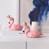 ornement décoratif flamant rose en résine, figurine d'auckland, décor de bureau à domicile, artisanat de mariage, cadeaux d'anniversaire