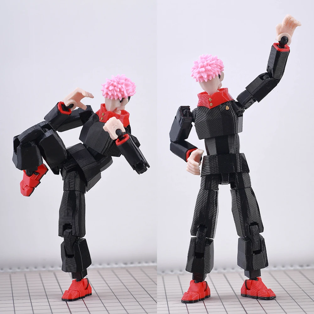 série jujutsu kaisen articulée multi joint 9l3d itadori yuji black flash ver. dunny13 lucky13 ornements périphériques faits à la main série jujutsu kaisen articulée multi joint 9l3d itadori yuji black flash ver. dunny13 lucky13 ornements périphériques faits à la main