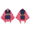 costume de cosplay anime demon slayer pour enfant, ensemble complet, kimono, masque d'halloween, uniforme de fête pour enfants, taille feestpak