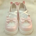 Sandales à lanières douces pour femmes, chaussures kawaii chic, rondes, style collège, été Sandales à lanières douces pour femmes, chaussures kawaii chic, rondes, style collège, été